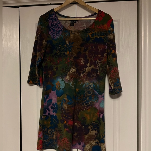 Papillon Long Sleeve Tunic - Picture 1 of 3